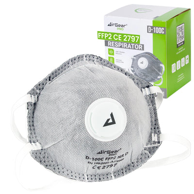 AirGearPro D-100C FFP2 dust mask with cool-flow valve