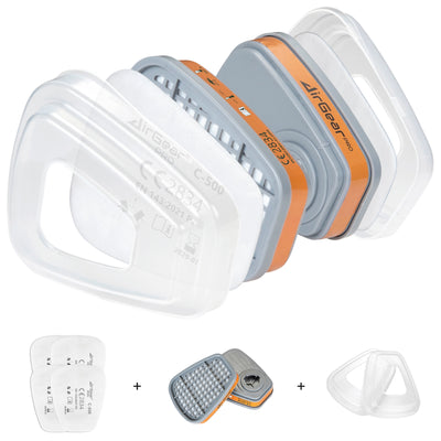 F-500 A1P2 Gas- und Staubfilter für G-500, M-500 und G-750 Atemschutzmasken