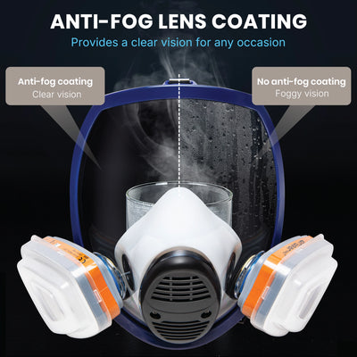 G-750 Full Face Respirator Mask with A1P2 Filters