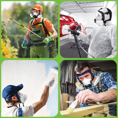 G-750 Full Face Respirator Mask with A1P2 Filters