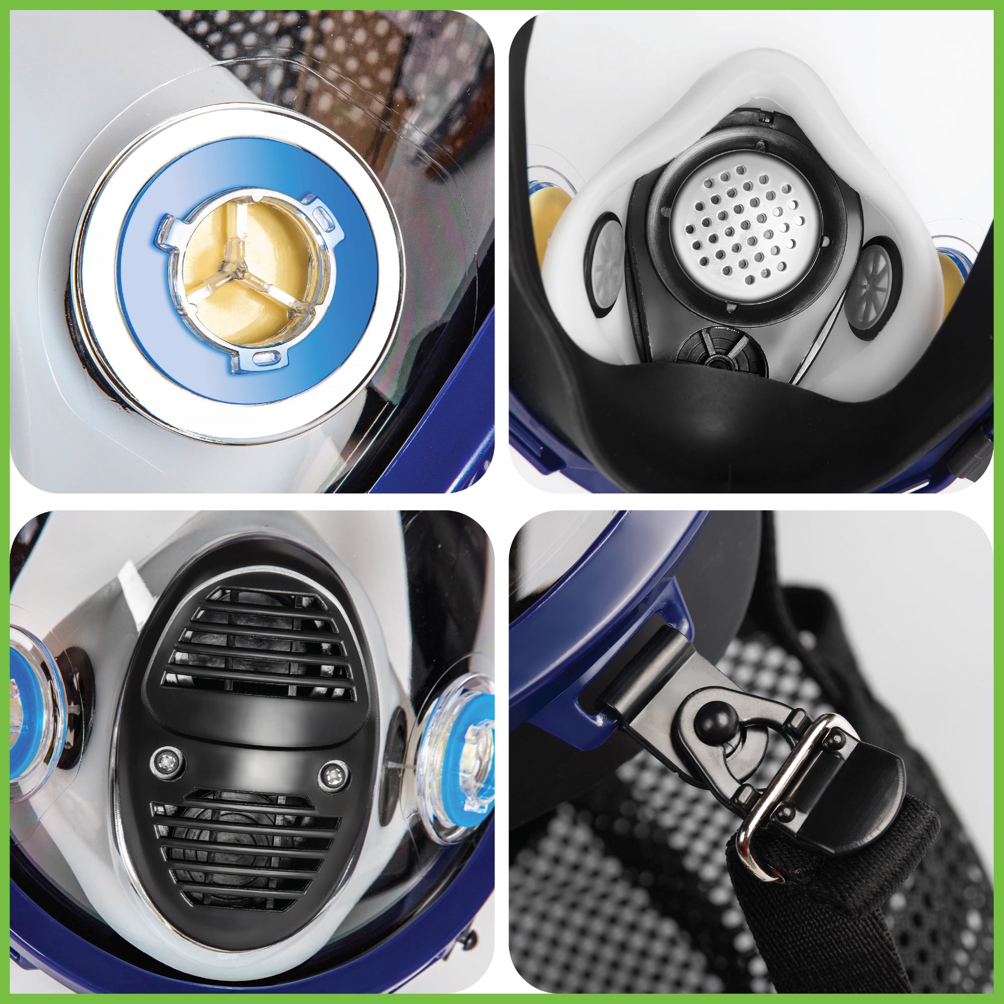 G-750 Full Face Respirator Mask with A1P2 Filters