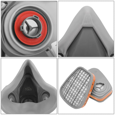 Masque M-500 ABEK1-P2 pour Produits Chimiques avec Filtres Multi-Gaz