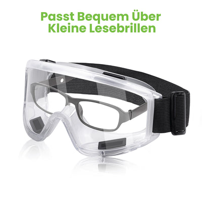 Vision-1000 Schutzbrille Anti-Beschlag, Kratzfest